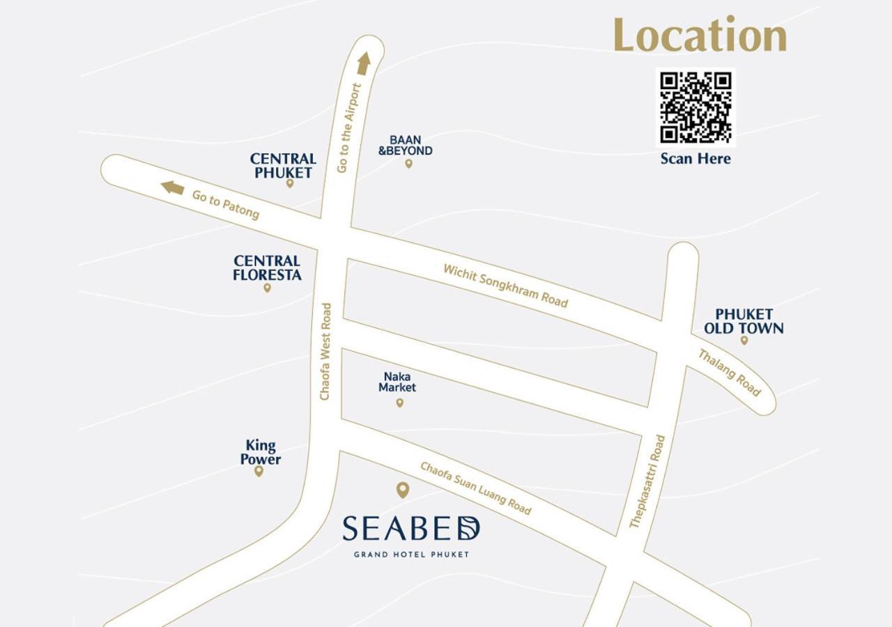 Seabed Grand Hotel Phuket - Sha Extra Plus Zewnętrze zdjęcie Location of Seabees